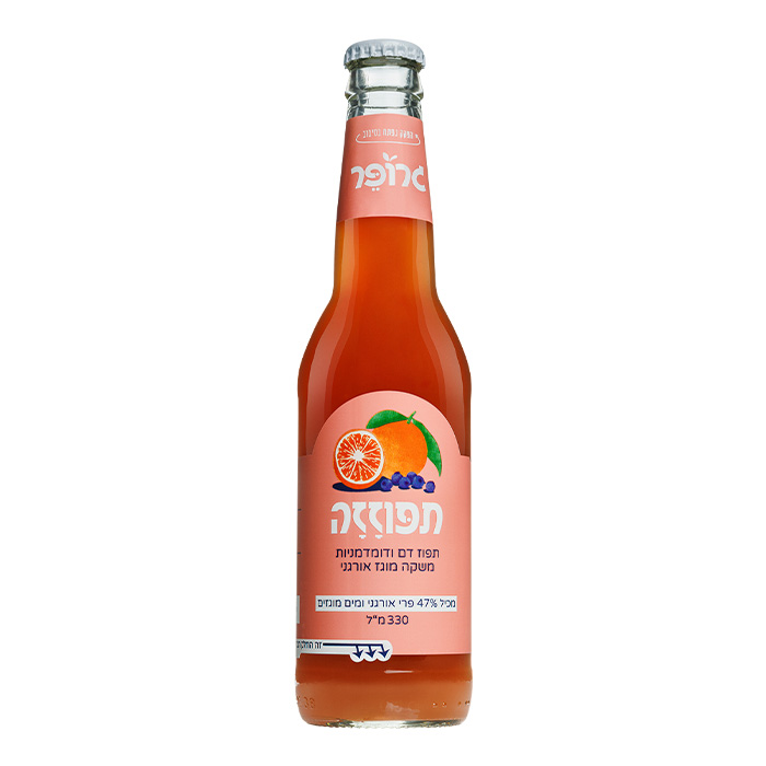 משקה קל אורגני מוגז עדין – תפוזזה